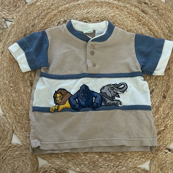 Vintage Other - Vintage Sesame Street Henley Animal tee. 3T